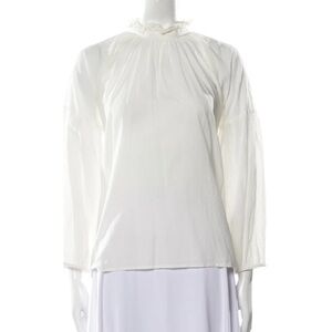 A Piece Apart mock neck blouse, size: 2. Never worn.